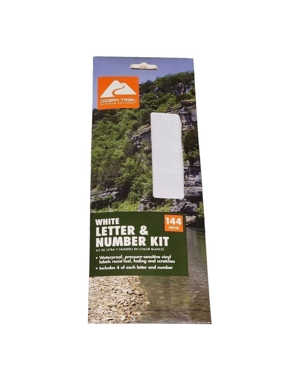 New Ozark Trail white LETTER & NUMBER kit 144 pc outdoor boating signs